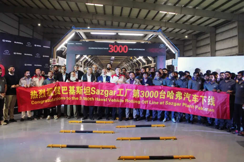 Great Wall Motors Pakistan KD Factory welcomes a milestone moment