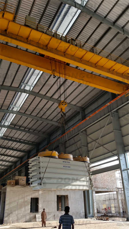 Installation and testing of double beam overhead crane
