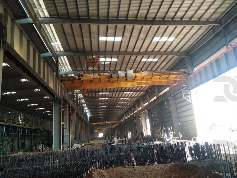 Installation site of bridge crane