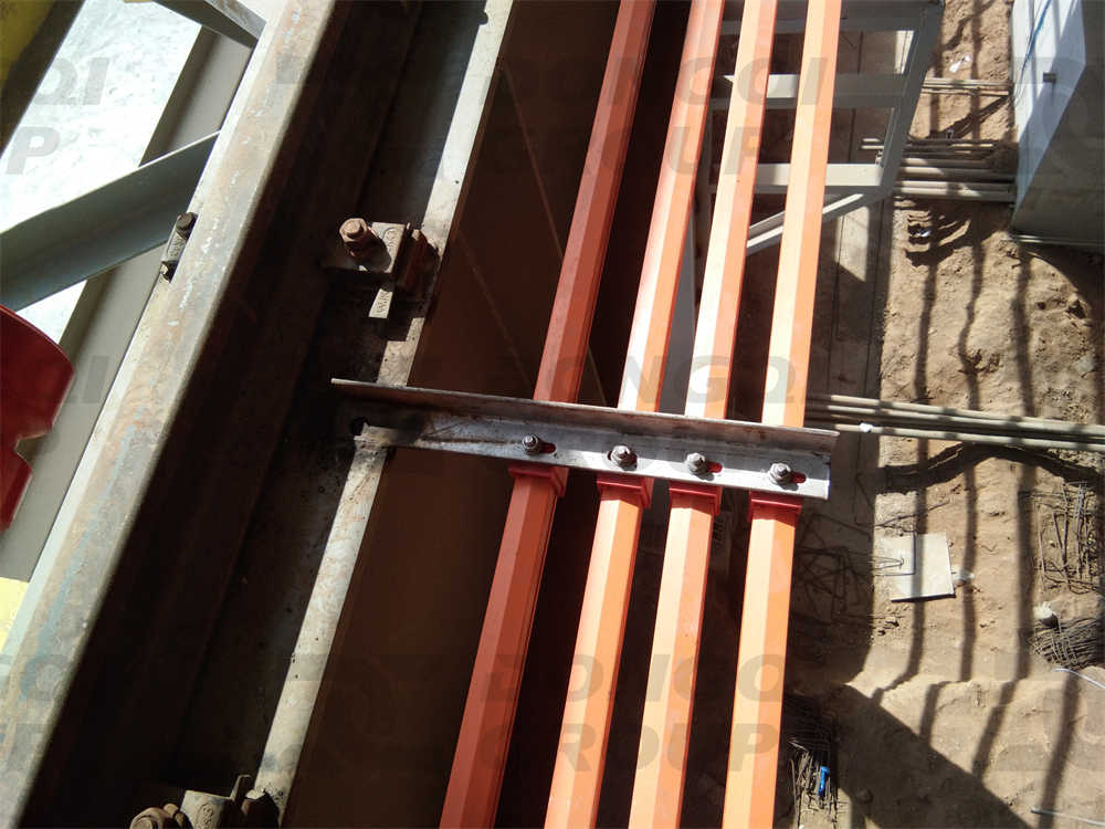 Installation site of bridge crane