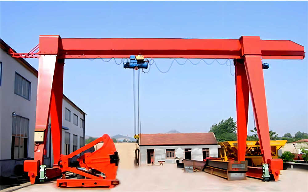 Single beam gantry crane