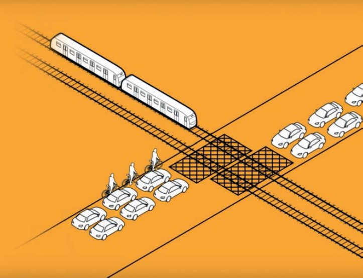 Road construction diagram