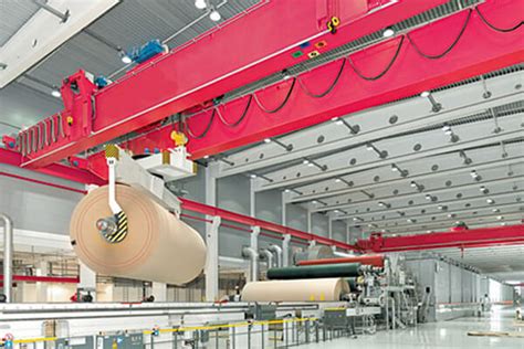 overhead crane used in Bangladesh paper mill