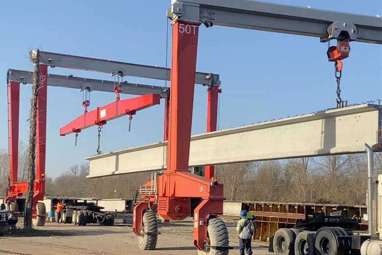 50 ton rubber tire gantry crane