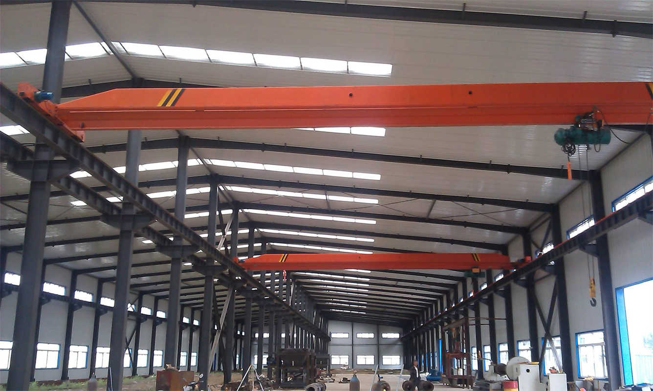 overhead crane in workshop