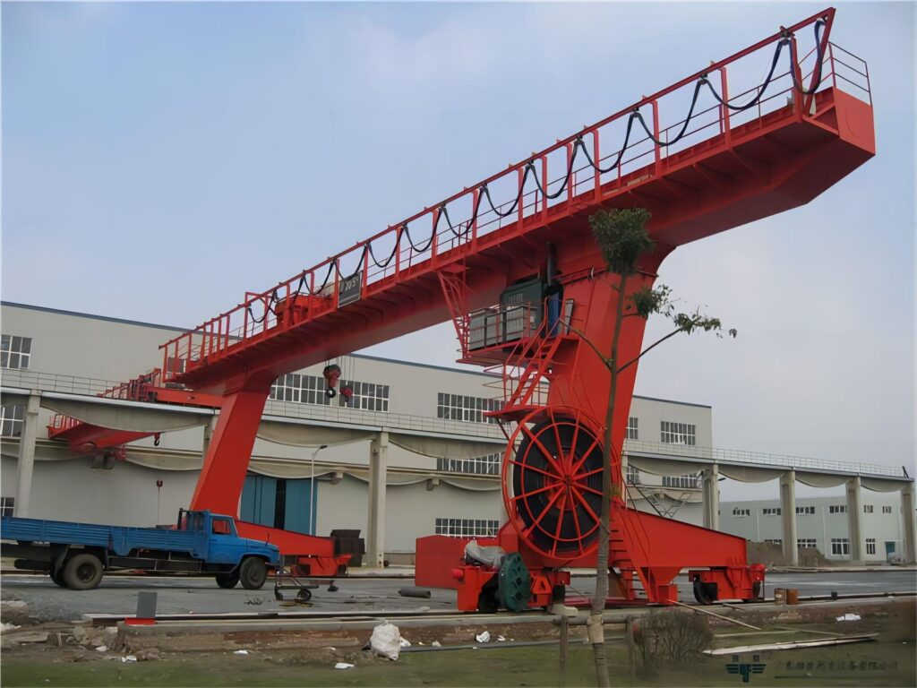 L-type 32t/5t single main girder hook gantry crane parameters
