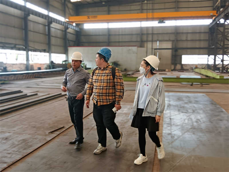 The person in charge of a Saudi engineering project visited Dongqi Crane