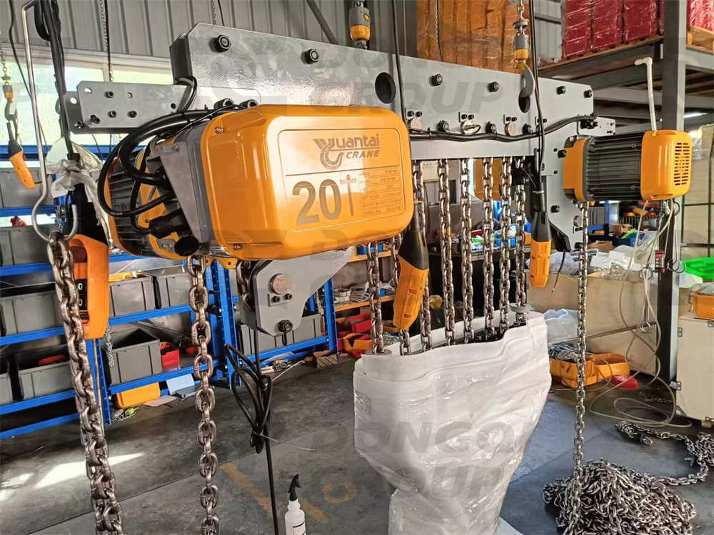20-ton low-headroom electric chain hoist