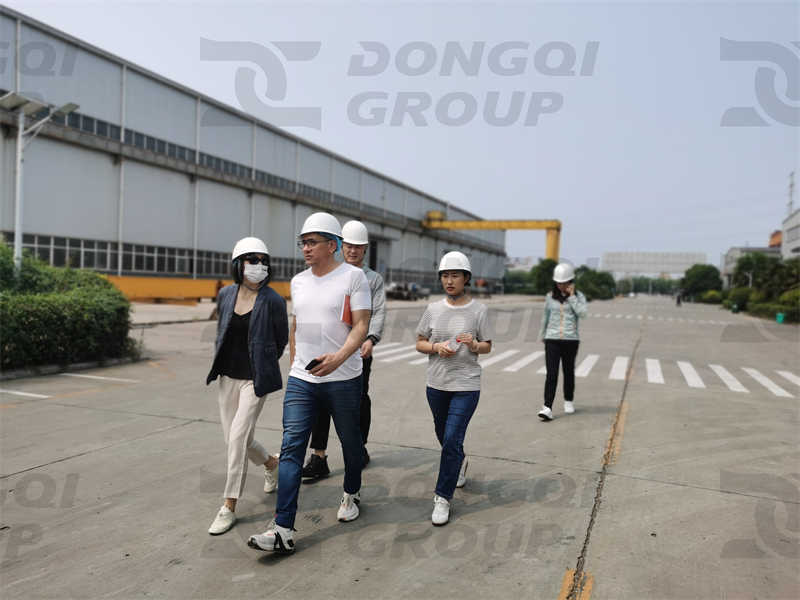 Dongqi Crane welcomes Argentine customers to visit our factory