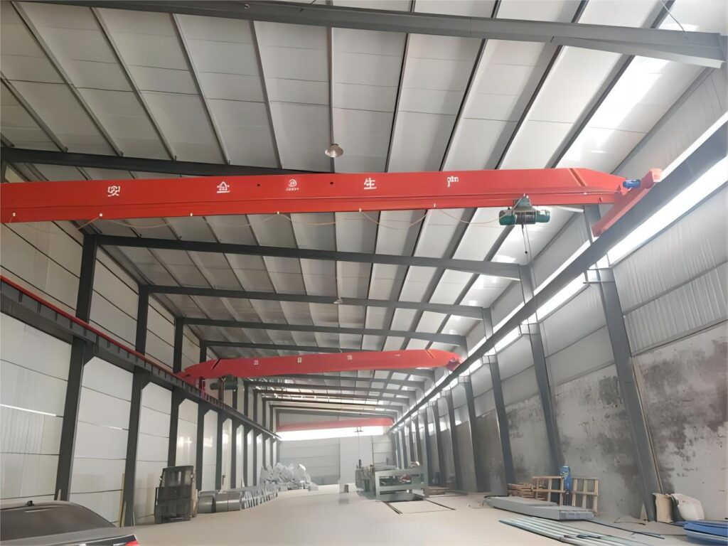 LD type 3 ton single girder bridge crane parameter table