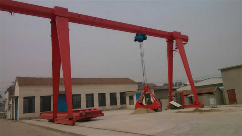 MHZ electric hoist grab gantry crane