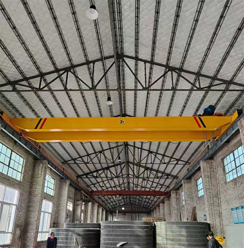 Double Beam Mobile Low Headroom 10 Ton Overhead Crane for Steel Structure