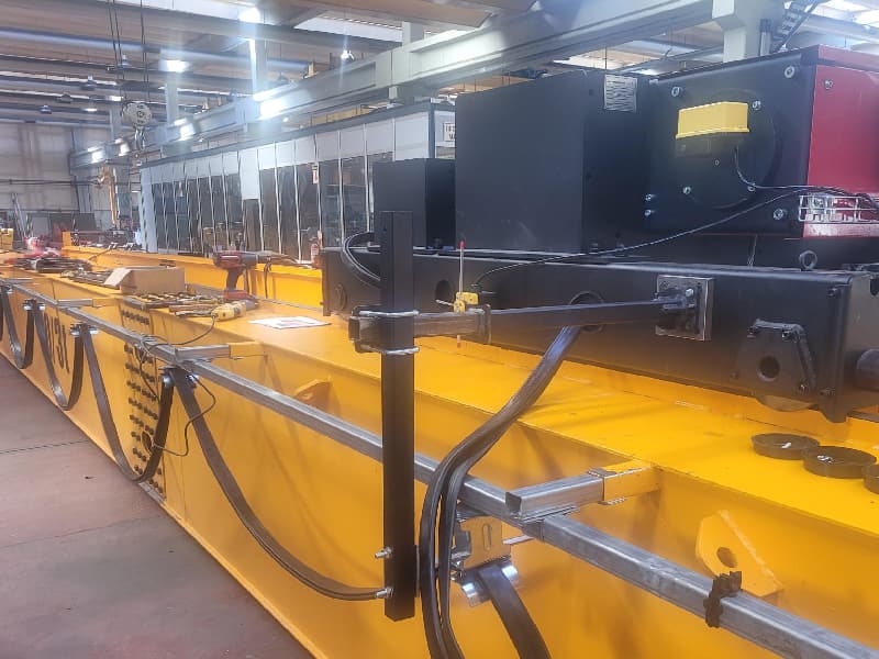 Installation details of QDX double girder bridge crane at the factory in Argentina