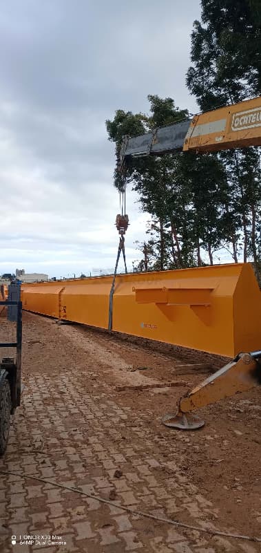 Gantry crane installation