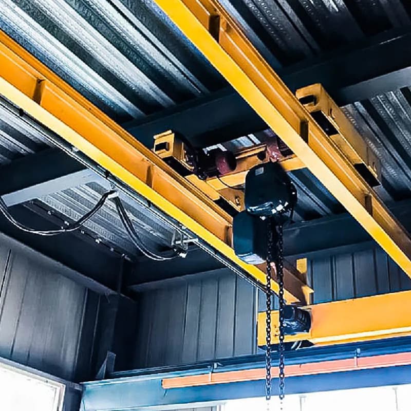 Steel mill 30T double girder overhead crane for construction