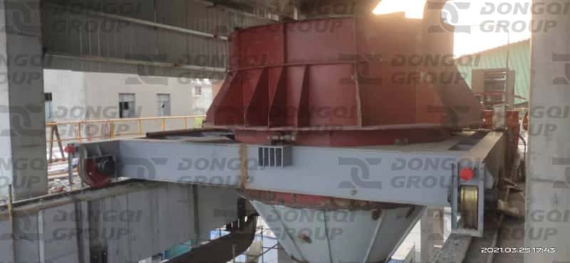 120-ton crane trolley installation