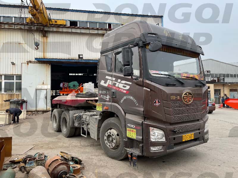 120-ton crane trolley loading and shipping diagram