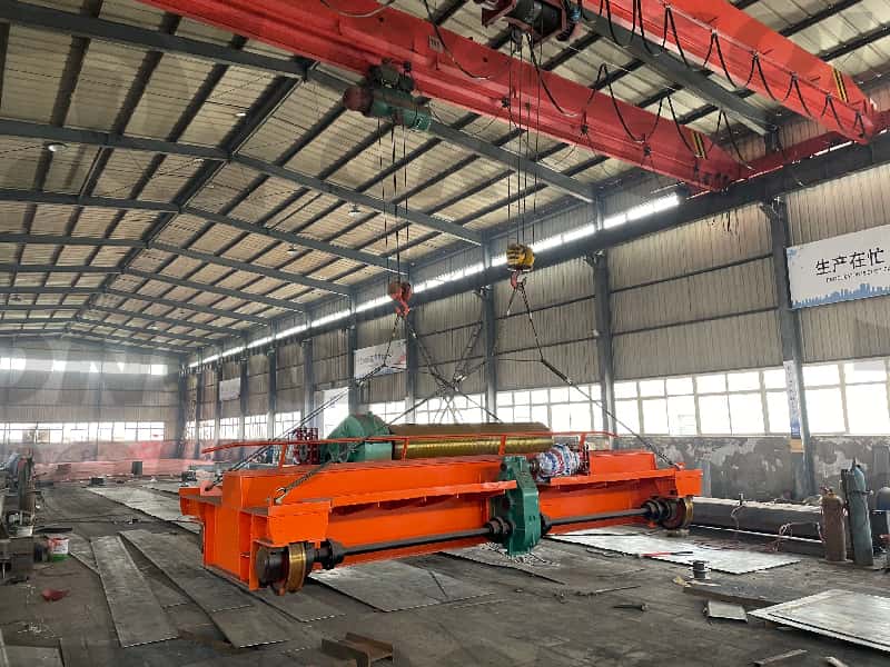 120-ton crane trolley loading and shipping diagram