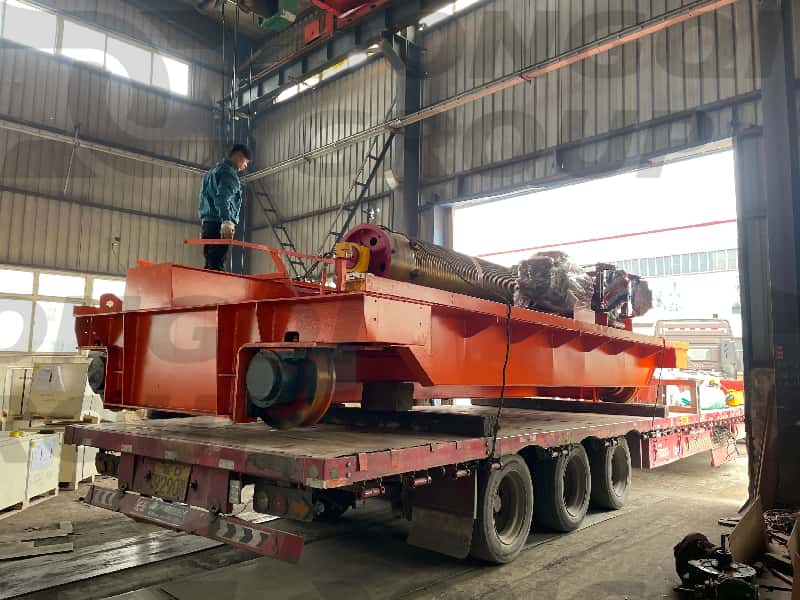 120-ton crane trolley loading and shipping diagram