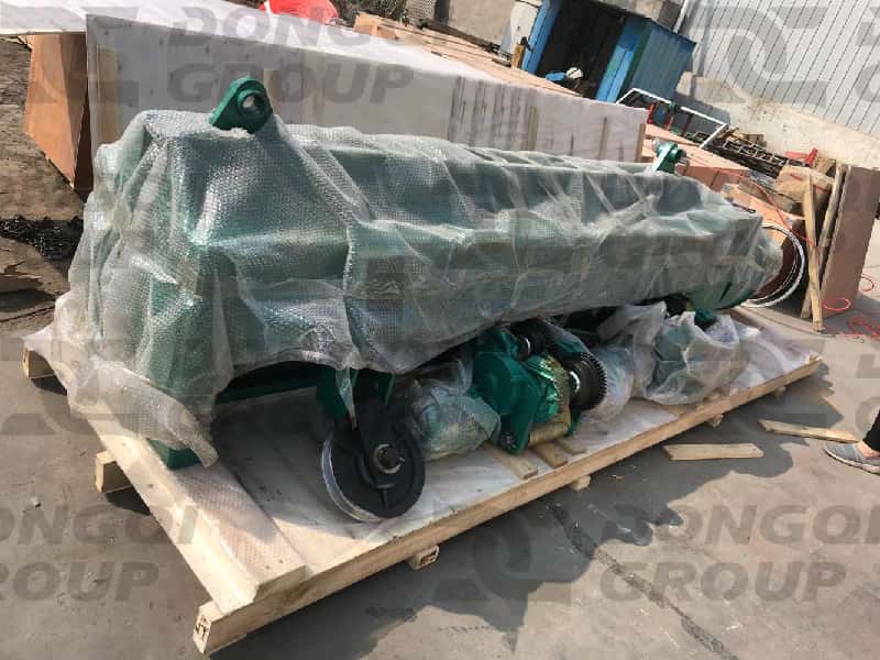 Precision Packaging: Ensuring Safe Delivery of a 20-Ton Electric Hoist to the Philippines