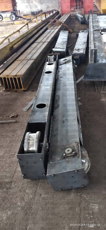 End beam - before painting