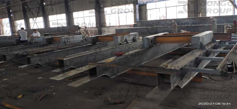 Main beam - before painting