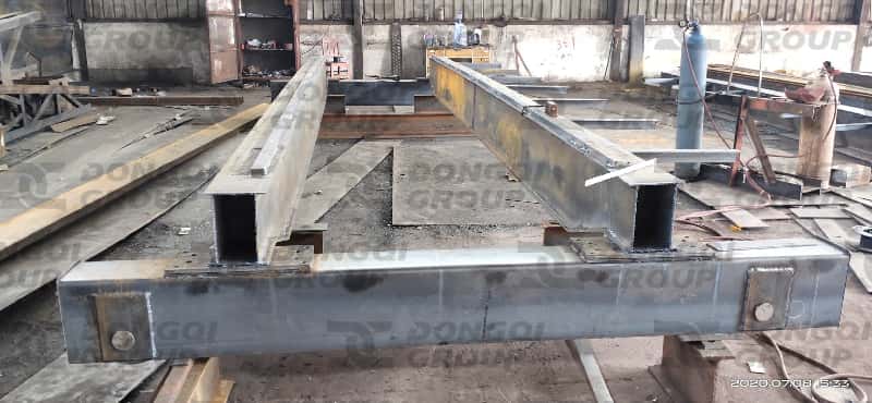 Main beam - before painting