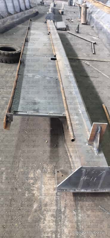 Main beam - before painting