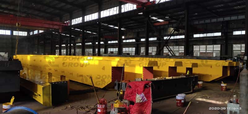 Main girder painted
