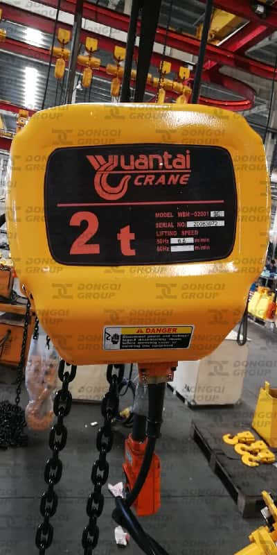 2 ton electric chain hoist