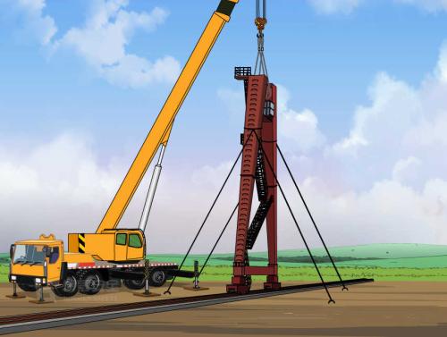 Precautions for the installation and use of gantry cranes in the material yard